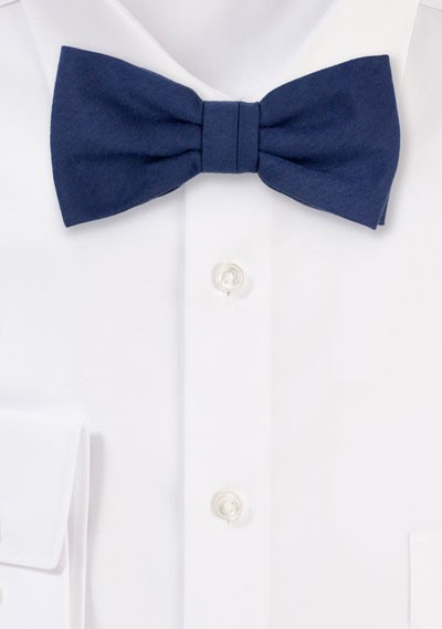 Herren-Schleife gesprenkelt unifarben navyblau Herren-Schleife gesprenkelt unifarben navyblau