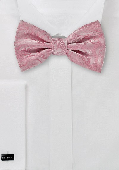 Herrenschleife Ranken-Pattern rosa Herrenschleife Ranken-Pattern rosa