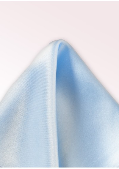Stecktuch Seide einfarbig himmelblau Stecktuch Seide einfarbig himmelblau