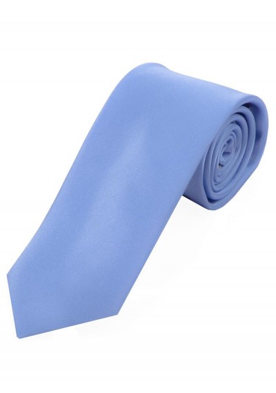 Satin-Krawatte Seide monochrom himmelblau Satin-Krawatte Seide monochrom himmelblau