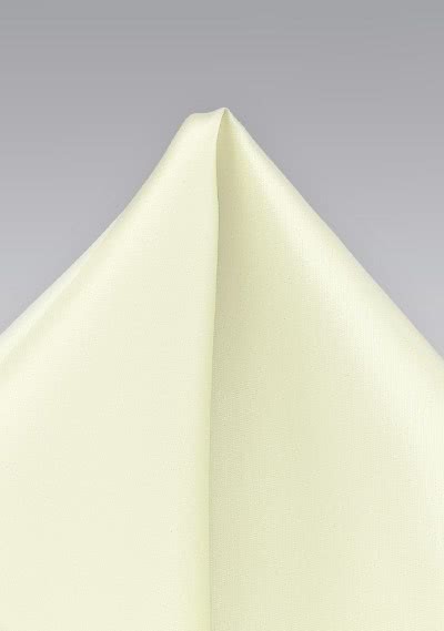 Einstecktuch italienische Seide einfarbig creme Einstecktuch italienische Seide einfarbig creme