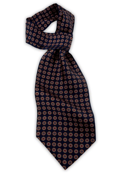Plastron dunkelblau Ornamente Plastron dunkelblau Ornamente