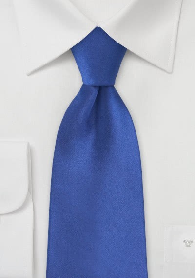 Businesskrawatte monochrom blau Businesskrawatte monochrom blau