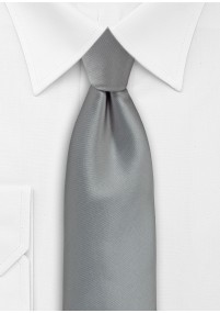 Cravate extra-longue (gris argenté)