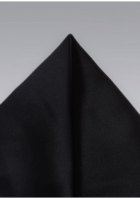Pochette noble en noir profond