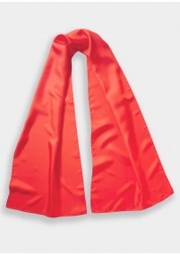 Écharpe femme soie rouge clair