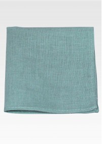 Pochette 100% lin (bleu / aigue-marine)