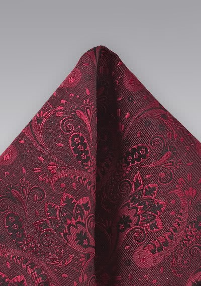Ziertuch dunkelrot Ranken-Pattern Ziertuch dunkelrot Ranken-Pattern