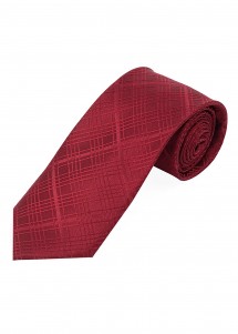 Cravate rouge à motif structuré