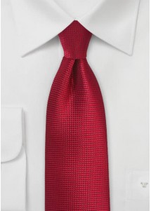 cravate couleur unie rouge vin