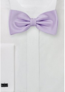 Noeud papillon violet glycine satiné