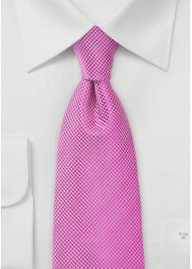 Businesskrawatte Netz-Struktur magenta