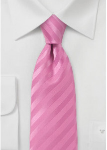Linien-Kravatte pink