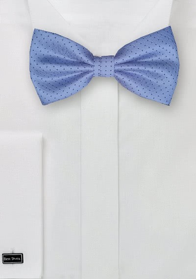 Schleife taubenblau Tupfen Seide Schleife taubenblau Tupfen Seide