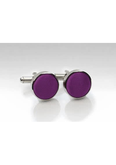 Manschetten-Knöpfe Stoff violett Manschetten-Knöpfe Stoff violett